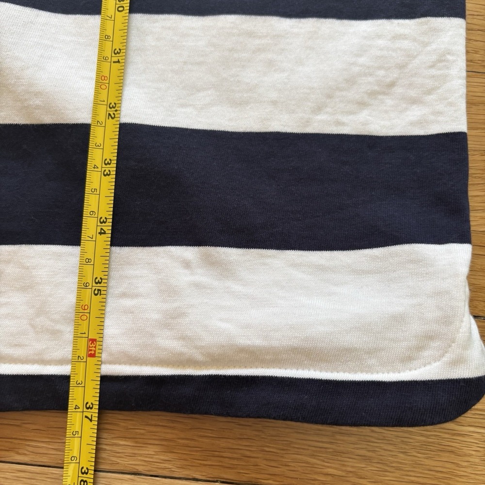Tommy Bahama Dress Womens XL Blue Thera Stripe 1/4 Zip Long Sleeve Coastal Chic - Picture 9 of 12